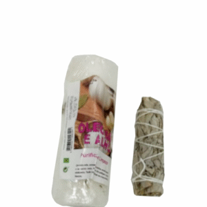 Pack Suprême Bougie Sel & Ail et torche de Sauge Blanche