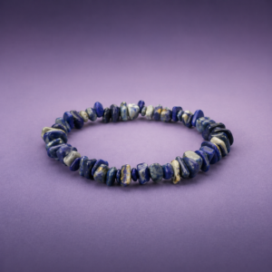 Bracelet lapis lazuli naturel