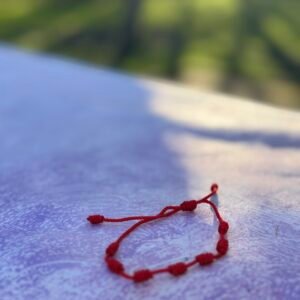 Bracelet Rouge 7 Nœuds