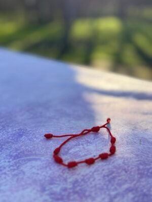 Bracelet Rouge 7 Nœuds