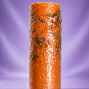 Bougie fécondité et grossesse orange aux herbes