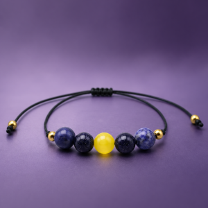 Bracelet Pluton avec perles naturelles