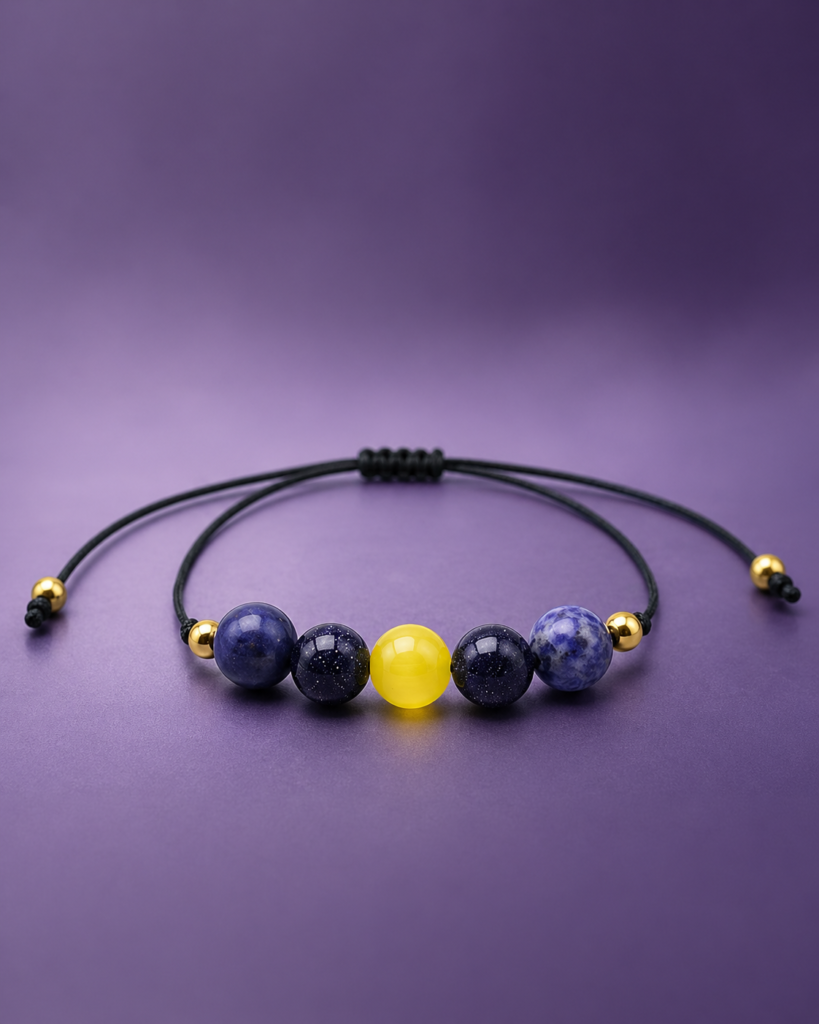 Bracelet Pluton avec perles naturelles